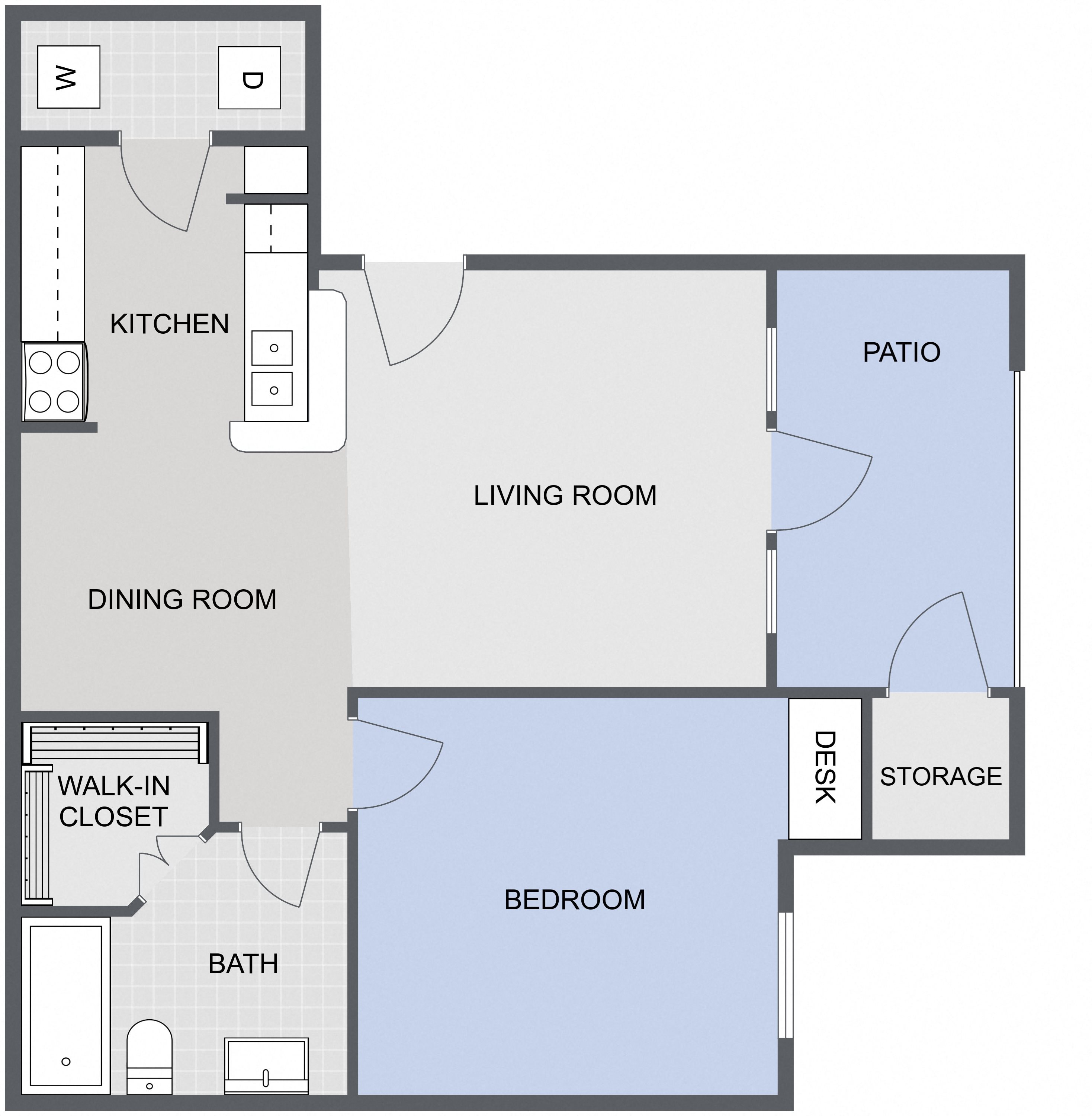 Floor Plans of The Edgewater at Klein in Spring, TX